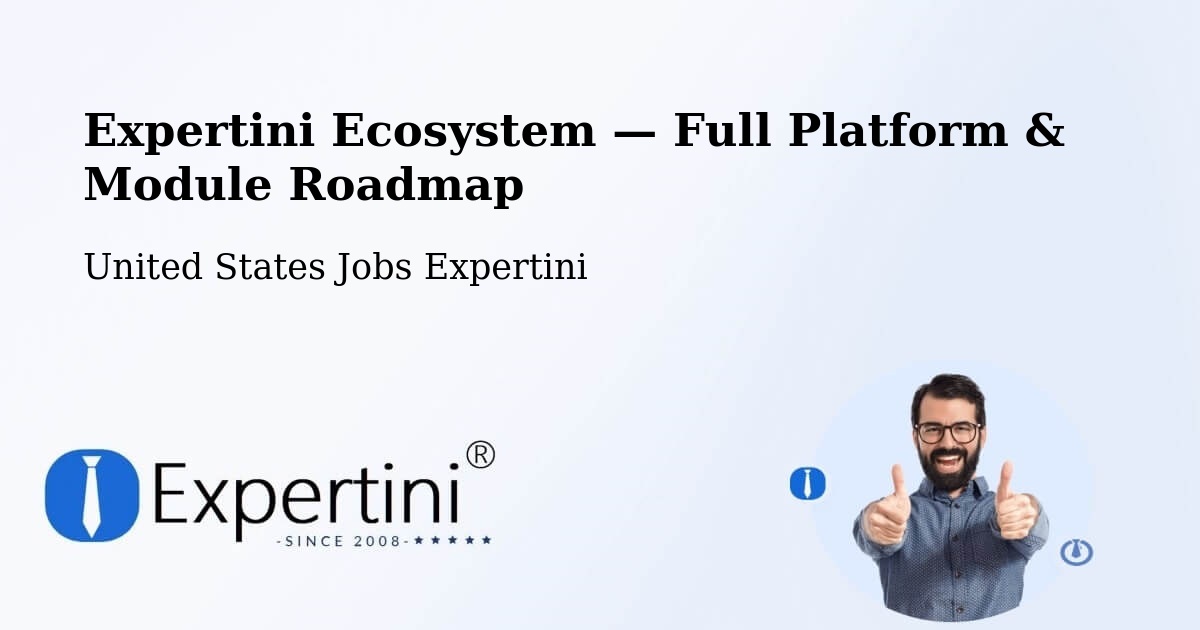 Expertini Ecosystem — Full Platform & Module Roadmap – Warrington